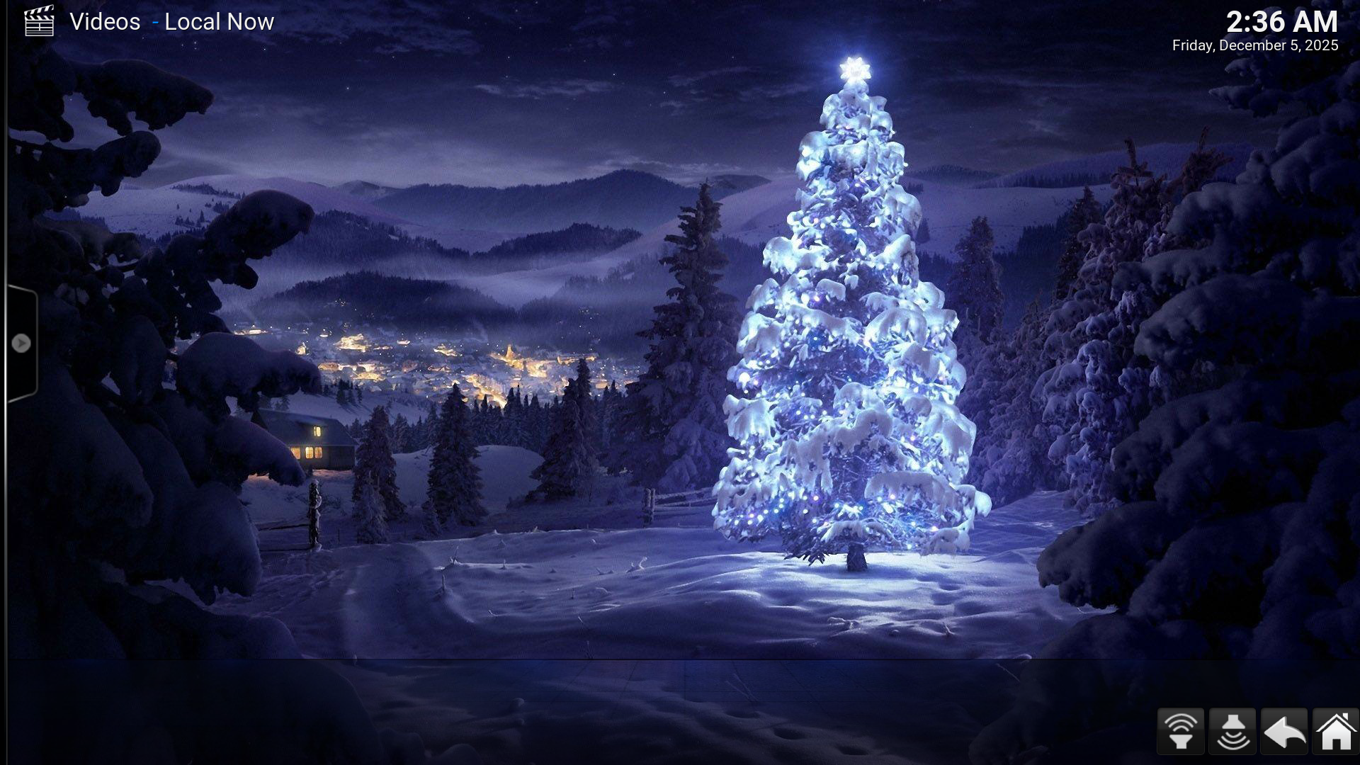 opening Local Now with Xenon 4k v1.3 installed